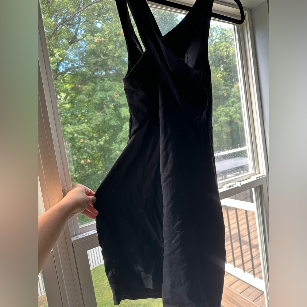 Express black bodycon dress